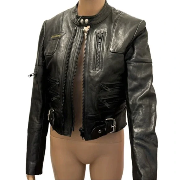 Re/Done leather moto jacket - Picture 1 of 16